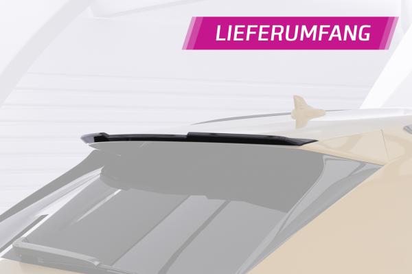 CSR Heckspoiler | Heckflügel mit ABE für Audi Q8 / SQ8 (Typ 4M) SUV HF219-C Carbon Look Hochglanz (keine Lackierung erforderlich)