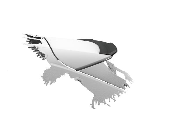 CSR Heckspoiler | Heckflügel mit ABE für Audi Q8 / SQ8 (Typ 4M) SUV HF219-C Carbon Look Hochglanz (keine Lackierung erforderlich)