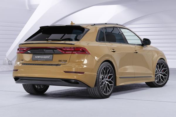 CSR Heckspoiler | Heckflügel mit ABE für Audi Q8 / SQ8 /RSQ8 (Typ 4M) SUV HF220-M Carbon Look matt strukturiert (keine Lackierung erforderlich)