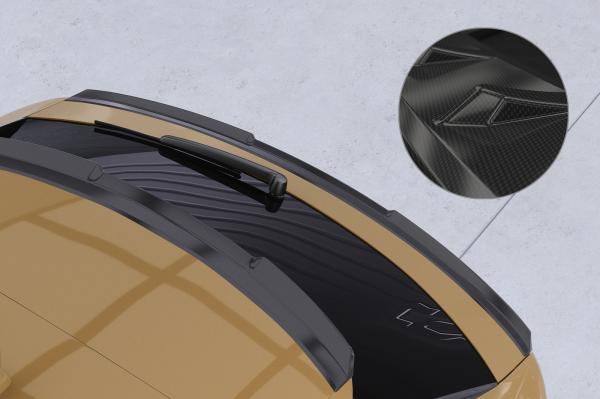 CSR Heckspoiler | Heckflügel mit ABE für Audi Q8 / SQ8 /RSQ8 (Typ 4M) SUV HF220-C Carbon Look Hochglanz (keine Lackierung erforderlich)