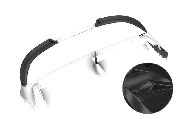 CSR Heckspoiler | Heckflügel mit ABE für Jeep Renegade HF227-C Carbon Look Hochglanz (keine Lackierung erforderlich)