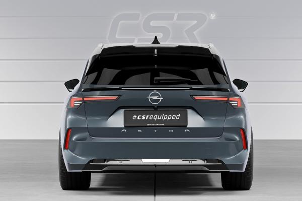 CSR Heckspoiler | Heckflügel mit ABE für Opel Astra L Sports Tourer HF230-C Carbon Look Hochglanz (keine Lackierung erforderlich)