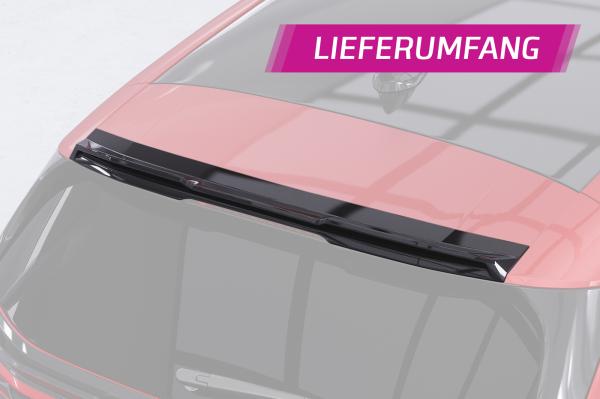 CSR Heckspoiler | Heckflügel mit ABE für Peugeot 308 (P51) Schrägheck HF235-G Glossy schwarz Hochglanz (keine Lackierung erforderlich)