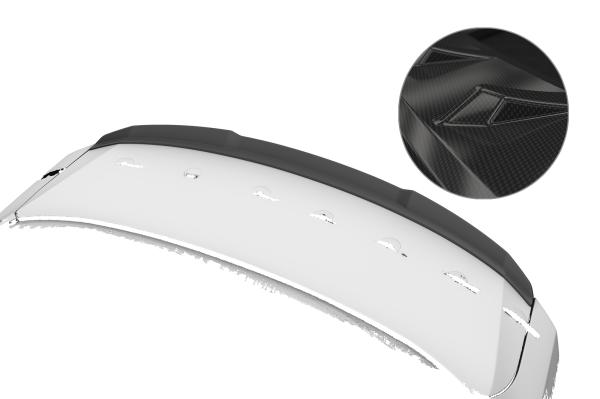 CSR Heckspoiler | Heckflügel mit ABE für Volvo S60 (3. Gen) HF237-C Carbon Look Hochglanz (keine Lackierung erforderlich)