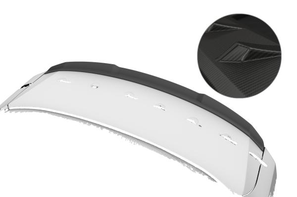 CSR Heckspoiler | Heckflügel mit ABE für Volvo S60 (3. Gen) HF237-M Carbon Look matt strukturiert (keine Lackierung erforderlich)