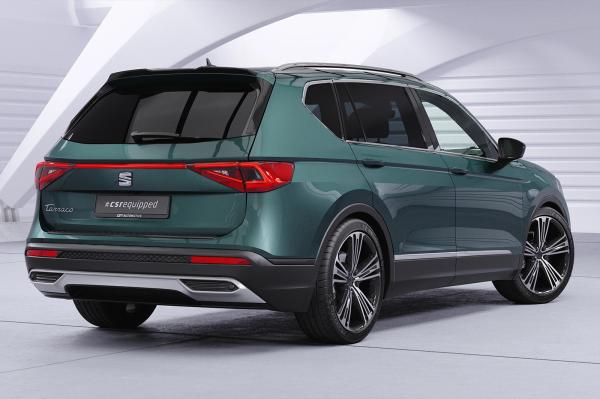 CSR Heckspoiler | Heckflügel mit ABE für Seat Tarraco HF244-C Carbon Look glänzend (keine Lackierung erforderlich)
