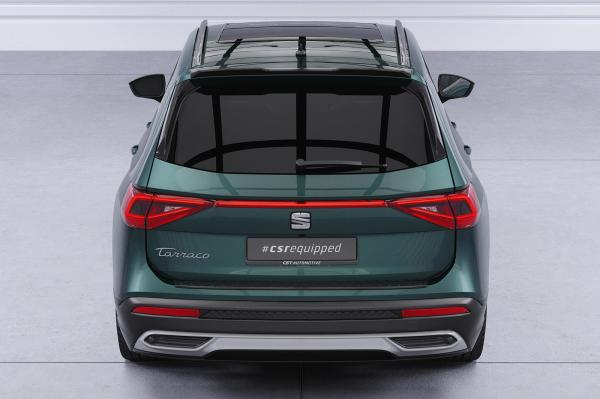CSR Heckspoiler | Heckflügel mit ABE für Seat Tarraco HF244-C Carbon Look glänzend (keine Lackierung erforderlich)