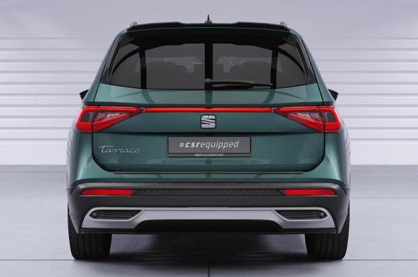 CSR Heckspoiler | Heckflügel mit ABE für Seat Tarraco HF244-C Carbon Look glänzend (keine Lackierung erforderlich)