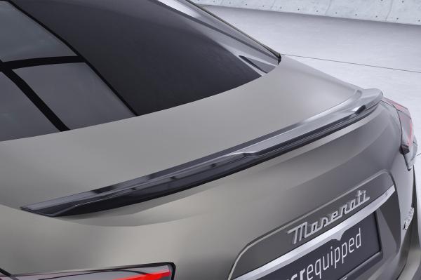 CSR Heckspoiler | Heckflügel mit ABE für Maserati Ghibli III (Tipo M157) HF248-M Carbon Look matt strukturiert (keine Lackierung erforderlich)