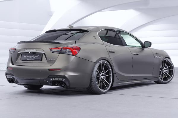 CSR Heckspoiler | Heckflügel mit ABE für Maserati Ghibli III (Tipo M157) HF248-M Carbon Look matt strukturiert (keine Lackierung erforderlich)