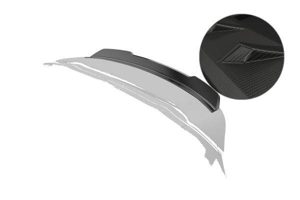 CSR Heckspoiler | Heckflügel mit ABE für Nissan Juke (1.Gen) Nismo HF255-M Carbon Look matt strukturiert (keine Lackierung erforderlich)