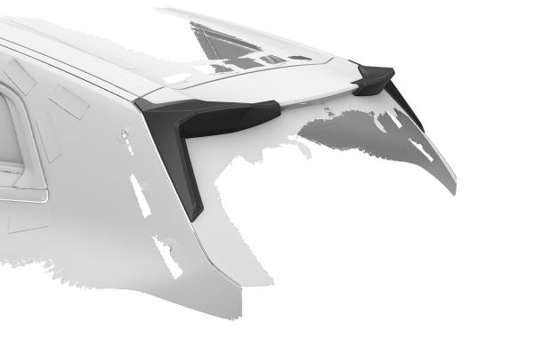 CSR Heckspoiler | Heckflügel mit ABE für BMW XM G09 HF256-M Carbon Look matt strukturiert (keine Lackierung erforderlich)