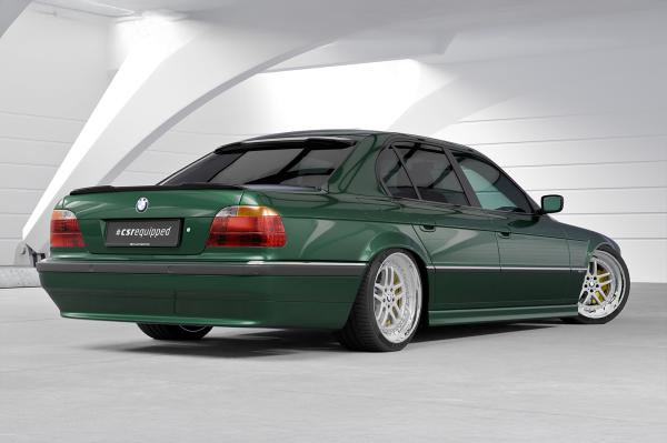 CSR Heckspoiler | Heckflügel mit ABE für BMW 7er E38 Limousine HF257-G Glossy schwarz Hochglanz (keine Lackierung erforderlich)