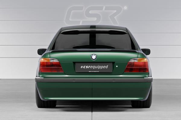 CSR Heckspoiler | Heckflügel mit ABE für BMW 7er E38 Limousine HF257-G Glossy schwarz Hochglanz (keine Lackierung erforderlich)