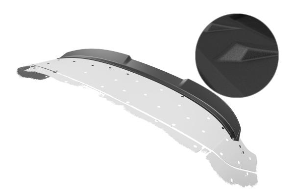 CSR Heckspoiler | Heckflügel mit ABE für BMW X1 F48 HF260-S Strukturiert schwarz matt (keine Lackierung erforderlich)