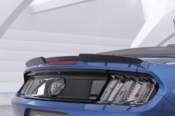 CSR Heckspoiler | Heckflügel mit ABE für Ford Mustang VI Cabrio  HF264-L schwarz matt (Lackierung erforderlich)