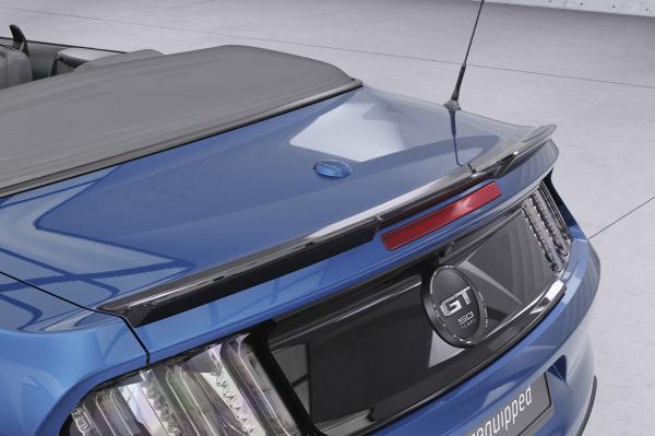 CSR Heckspoiler | Heckflügel mit ABE für Ford Mustang VI Cabrio  HF264-L schwarz matt (Lackierung erforderlich)