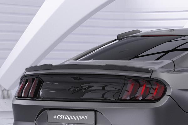 CSR Heckspoiler | Heckflügel mit ABE für Ford Mustang VI Coupe HF265-C Carbon Look Hochglanz (keine Lackierung erforderlich)