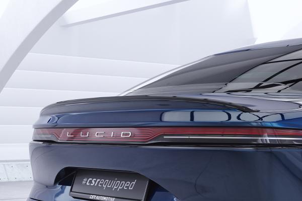 CSR Heckspoiler | Heckflügel mit ABE für Lucid Air Pure, Touring und Grand Touring HF270-S Strukturiert schwarz matt (keine Lackierung erforderlich)