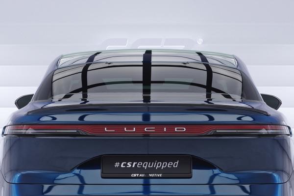 CSR Heckspoiler | Heckflügel mit ABE für Lucid Air Pure, Touring und Grand Touring HF270-S Strukturiert schwarz matt (keine Lackierung erforderlich)