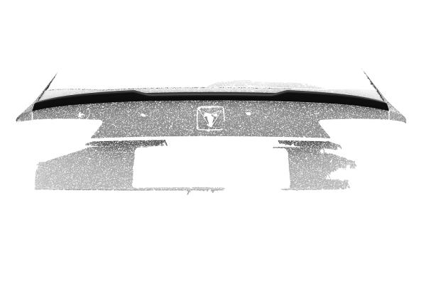 CSR Heckspoiler | Heckflügel mit ABE für Cupra / Seat Ateca HF276-S Strukturiert schwarz matt (keine Lackierung erforderlich)