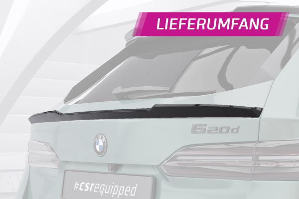 CSR Heckspoiler | Heckflügel mit ABE für BMW 5er G61 Touring HF278-L schwarz matt (Lackierung erforderlich)