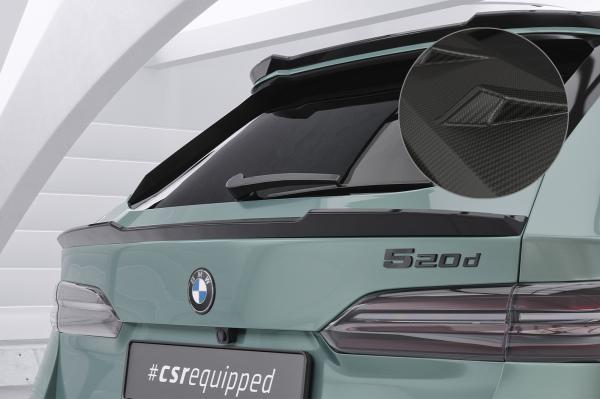 CSR Heckspoiler | Heckflügel mit ABE für BMW 5er G61 Touring HF278-M Carbon Look matt strukturiert (keine Lackierung erforderlich)
