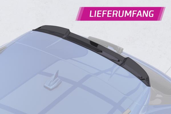 CSR Heckspoiler | Heckflügel mit ABE für Audi A4 B9 (Typ 8W) Avant HF577-S Strukturiert schwarz matt (keine Lackierung erforderlich)
