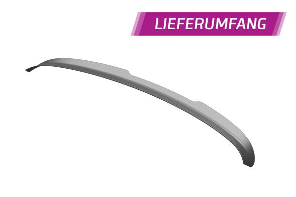 CSR Heckspoiler | Heckflügel mit ABE für VW up!/ Seat Mii/ Skoda Citigo HF578-S Strukturiert schwarz matt (keine Lackierung erforderlich)