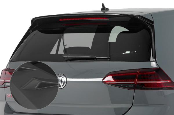 CSR Heckspoiler | Heckflügel mit ABE für VW Golf 7 HF583-L Lackierung erforderlich (schwarz matt)