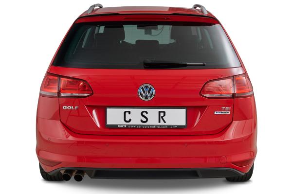 CSR Heckspoiler | Heckflügel mit ABE für VW Golf 7 Variant HF584-L Lackierung erforderlich (schwarz matt)