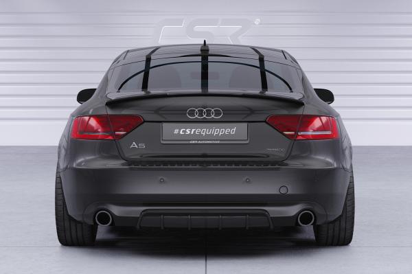 CSR Heckspoiler | Heckflügel mit ABE für Audi A5 8T Coupé HF592-M Carbon Look matt strukturiert (keine Lackierung erforderlich)