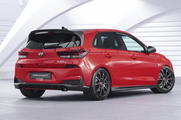 CSR Heckspoiler | Heckflügel mit ABE für Hyundai I30 N (PD) HF594-L schwarz matt (Lackierung erforderlich)
