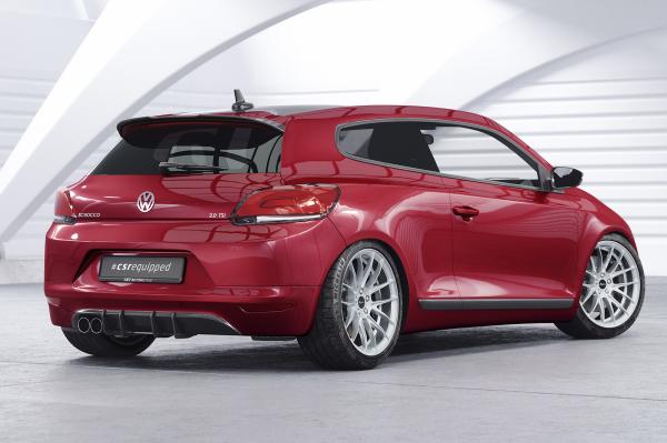 CSR Heckspoiler | Heckflügel mit ABE für VW Scirocco III HF597-L schwarz matt (Lackierung erforderlich)