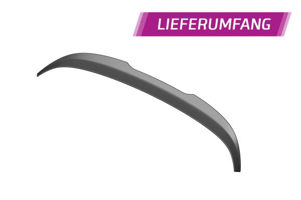CSR Heckspoiler | Heckflügel mit ABE für VW Scirocco III HF597-L schwarz matt (Lackierung erforderlich)