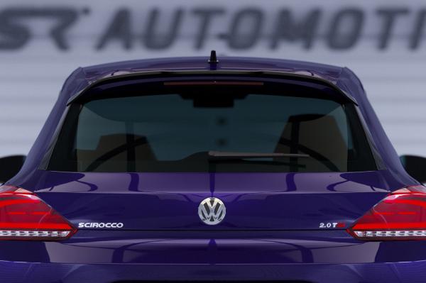 CSR Heckspoiler | Heckflügel mit ABE für VW Scirocco III HF598-S schwarz matt strukturiert (keine Lackierung erforderlich)