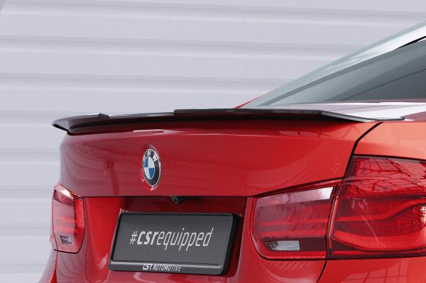 CSR Heckspoiler | Heckflügel mit ABE für BMW 3er F30 HF600-L Lackierung erforderlich (schwarz matt)