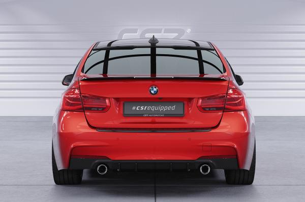 CSR Heckspoiler | Heckflügel mit ABE für BMW 3er F30 HF600-L Lackierung erforderlich (schwarz matt)