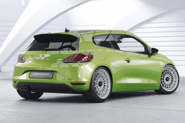 CSR Heckspoiler | Heckflügel mit ABE für VW Scirocco 3 R/R-Line HF601-L schwarz matt (Lackierung erforderlich)
