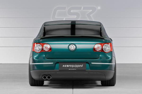 CSR Heckspoiler | Heckflügel mit ABE für VW Passat B6 Typ 3C HF603-C Carbon Look Hochglanz (keine Lackierung erforderlich)