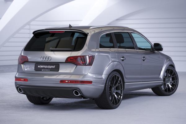 CSR Heckspoiler | Heckflügel mit ABE für Audi Q7 4L HF607-M Carbon Look matt strukturiert (keine Lackierung erforderlich)
