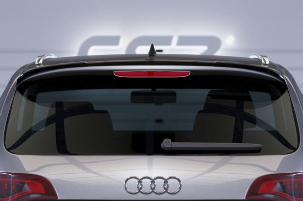 CSR Heckspoiler | Heckflügel mit ABE für Audi Q7 4L HF607-M Carbon Look matt strukturiert (keine Lackierung erforderlich)
