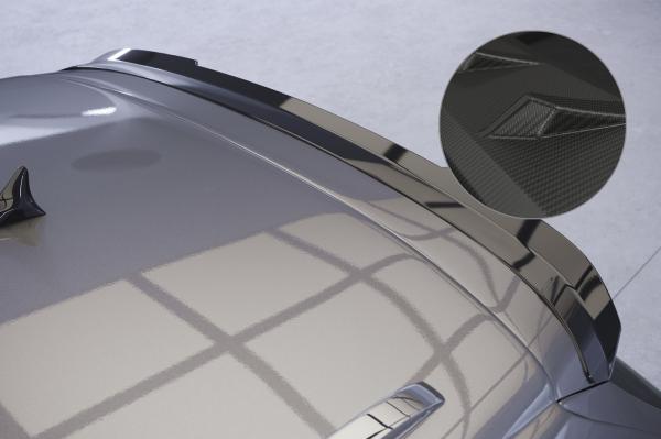 CSR Heckspoiler | Heckflügel mit ABE für Audi Q7 4L HF607-M Carbon Look matt strukturiert (keine Lackierung erforderlich)