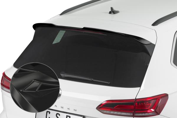 CSR Heckspoiler | Heckflügel mit ABE für VW Touareg III (Typ CR) HF608-G Glossy schwarz glänzend (keine Lackierung erforderlich)