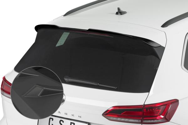 CSR Heckspoiler | Heckflügel mit ABE für VW Touareg III (Typ CR) HF608-L Lackierung erforderlich (schwarz matt)
