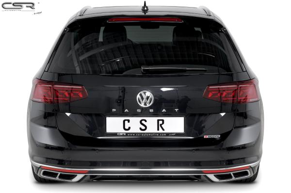 CSR Heckspoiler | Heckflügel mit ABE für VW Passat B8 Typ 3G Variant HF609-M Carbon Look matt strukturiert (keine Lackierung erforderlich)