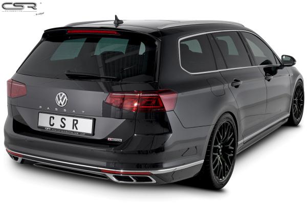 CSR Heckspoiler | Heckflügel mit ABE für VW Passat B8 Typ 3G Variant HF609-M Carbon Look matt strukturiert (keine Lackierung erforderlich)