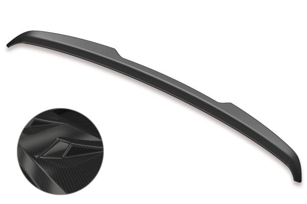 CSR Heckspoiler | Heckflügel mit ABE für VW Polo IV (9N, 9N2, 9N3) HF613-C Carbon Look Hochglanz (keine Lackierung erforderlich)