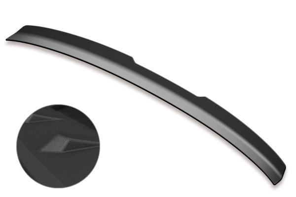 CSR Heckspoiler | Heckflügel mit ABE für VW Polo V (Typ 6R, 6C) HF614-S Strukturiert schwarz matt (keine Lackierung erforderlich)