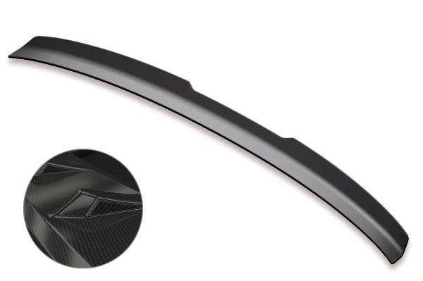 CSR Heckspoiler | Heckflügel mit ABE für VW Polo V (Typ 6R, 6C) HF614-C Carbon Look Hochglanz (keine Lackierung erforderlich)